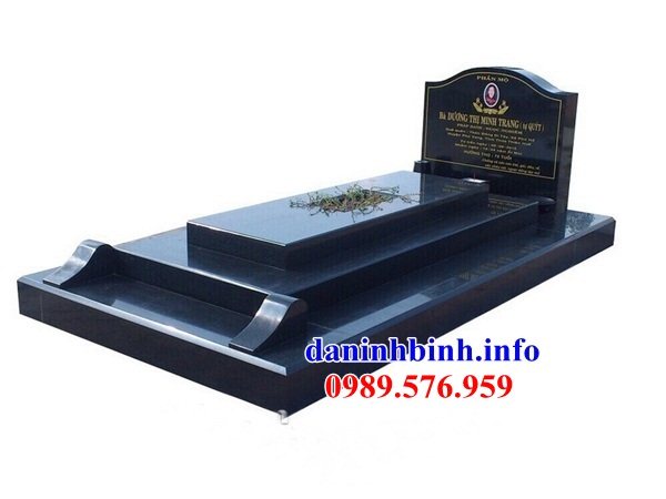 60 mẫu mộ bằng đá granite nguyên khối đẹp tại Bắc Giang