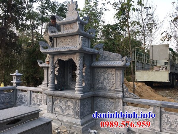 72 Mẫu củng kỳ đài khu lăng mộ nghĩa trang gia đình dòng họ bằng đá đẹp bán tại Thái Bình