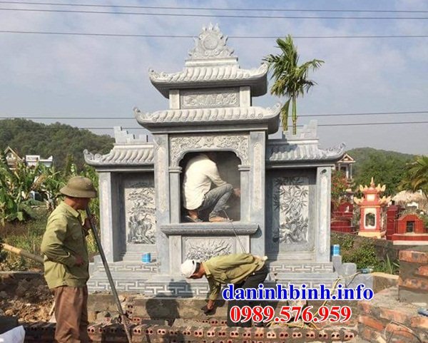 74 Mẫu miếu thờ chung khu lăng mộ nghĩa trang gia đình dòng họ bằng đá đẹp tại Bình Dương