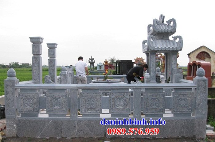 79 Mẫu khu lăng mộ nghĩa trang gia đình dòng họ bằng đá mỹ nghệ Ninh Bình đẹp tại Bình Định