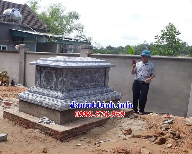 80 mẫu mộ đơn giản để tro cốt hỏa táng bằng đá đẹp tại Lạng Sơn