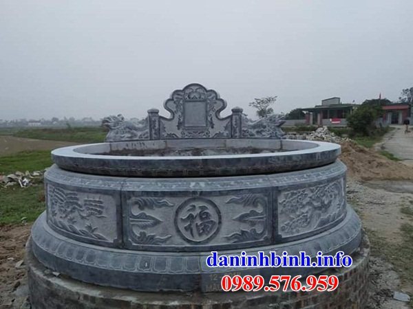 87 Mẫu mộ tròn bằng đá mỹ nghệ Ninh Bình đẹp tại Ninh Thuận