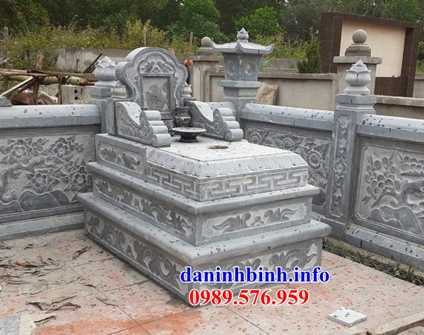 92 Mẫu mộ tam cấp bằng đá xanh Thanh Hóa đẹp bán tại Khánh Hòa