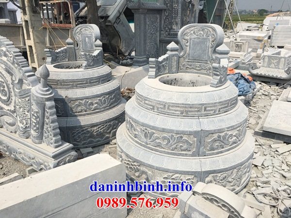 97 Mẫu mộ tròn cất để tro cốt hỏa táng bằng đá đẹp bán tại Đắk Lắk