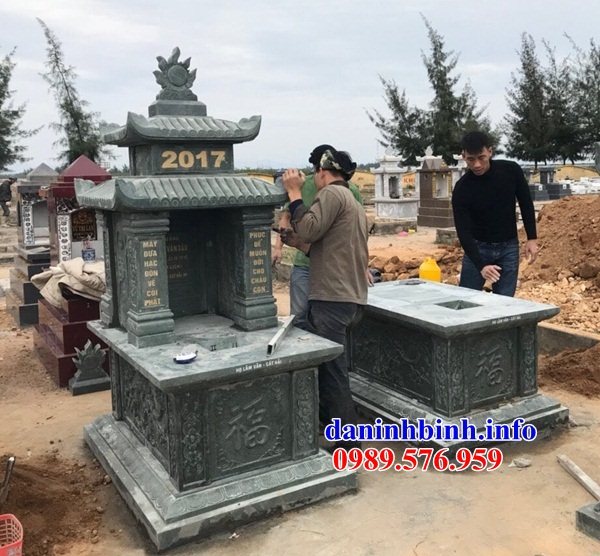 97 Mẫu mộ đá xanh rêu tự nhiên đẹp bán tại Đắk Lắk