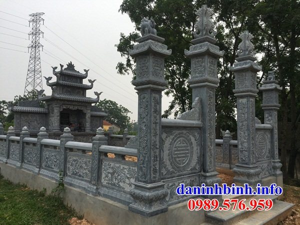 98 Mẫu khu lăng mộ nghĩa trang gia đình dòng họ bằng đá đẹp tại Vĩnh Phúc