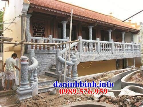 Mẫu lan can tường bao hàng rào bằng đá đẹp bán tại sơn la