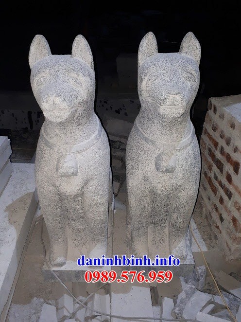 25 Mẫu chó phong thủy trấn trạch yểm đình đền chùa miếu bằng đá thanh hóa đẹp bán nhiều nhất