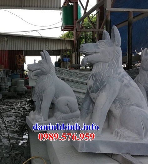 25 Mẫu chó phong thủy trấn trạch yểm đình đền chùa miếu bằng đá đẹp bán nhiều nhất thiết kế hiện đại