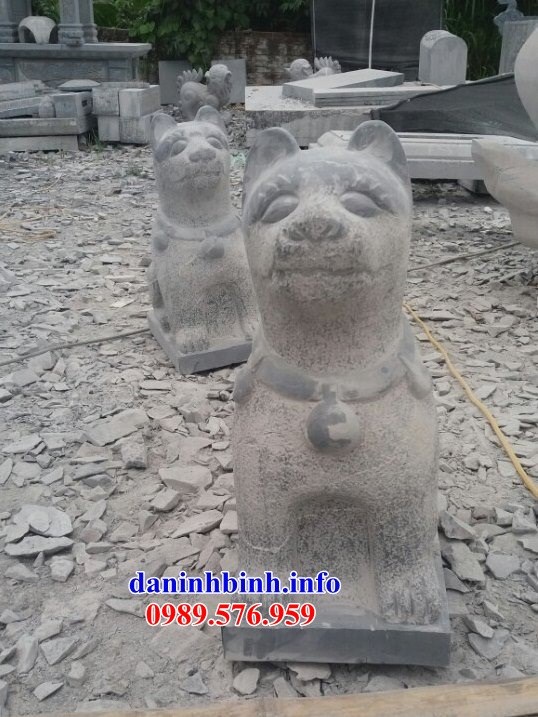 79 Mẫu chó phong thủy đình đền chùa miếu bằng đá ninh bình đẹp