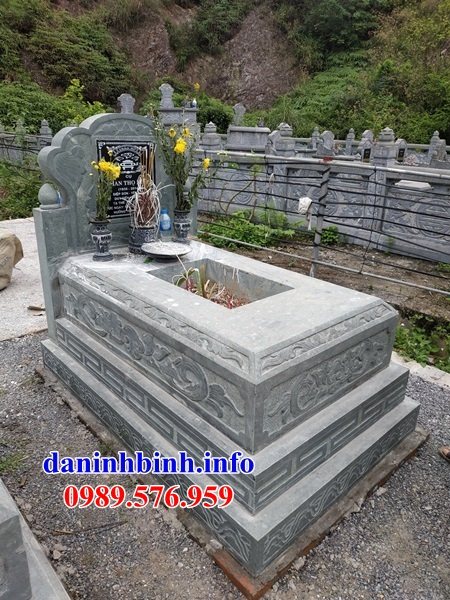 80 Mẫu mộ tam ba 3 5 năm cấp bằng đá xanh tự nhiên nguyên khối đẹp bán tại tiền giang