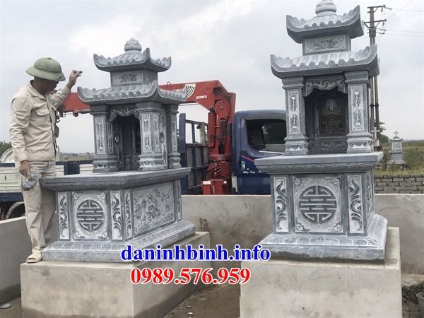 82 Hình ảnh mộ hai mái bằng đá đẹp đơn giản