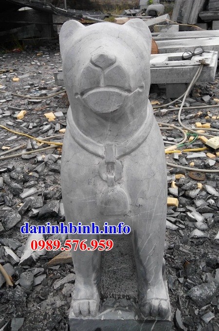Mẫu chó canh cổng đình đền chùa miếu bằng đá đẹp bán tại hải dương