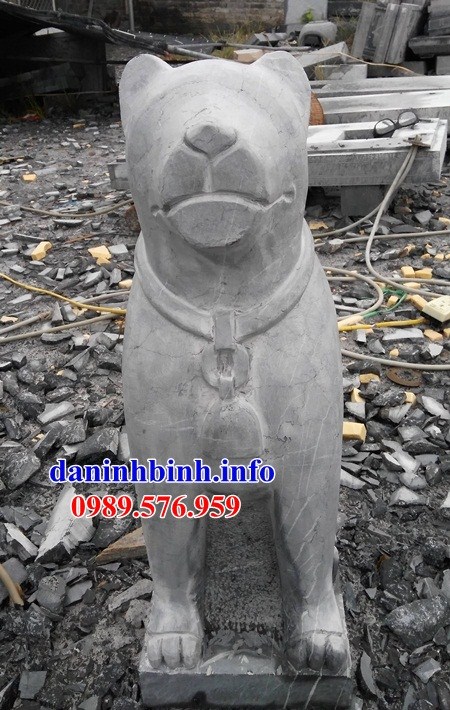 Mẫu chó canh cổng đình đền chùa miếu bằng đá đẹp bán tại lạng sơn