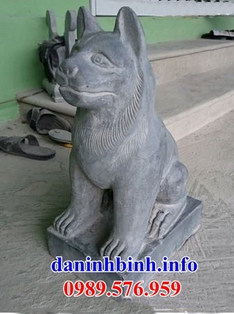 Mẫu chó canh cổng đình đền chùa miếu bằng đá đẹp bán tại sài gòn