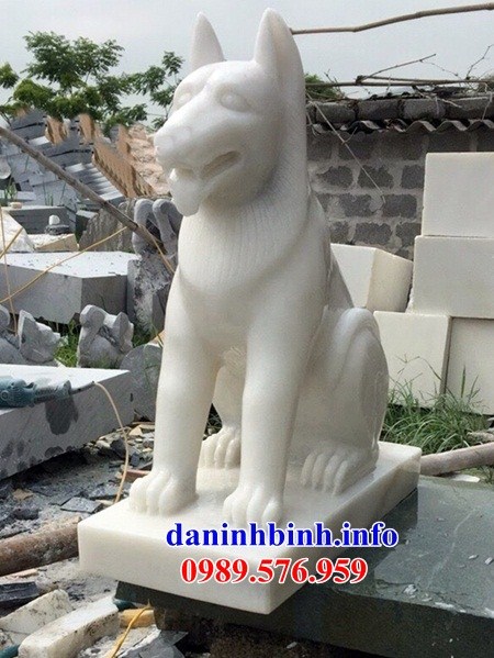 Mẫu chó canh cổng đình đền chùa miếu bằng đá đẹp bán tại sóc trăng