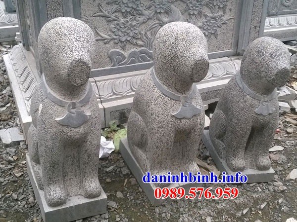 Mẫu chó canh cổng đình đền chùa miếu bằng đá đẹp bán tại đắk lắk