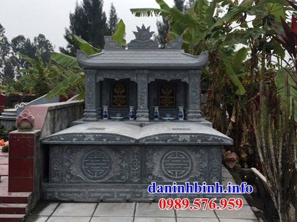 Mẫu mộ đôi bằng đá thanh hóa đẹp bán tại vĩnh long