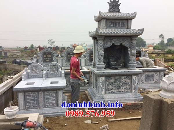 Mẫu mộ đôi bằng đá xanh đẹp nhất hiện nay bán tại thanh hóa