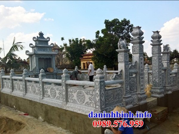 Mẫu nghĩa trang dòng họ bằng đá ninh bình đẹp