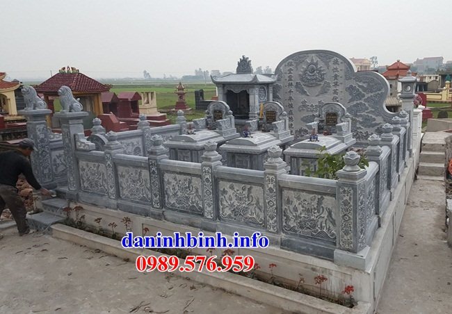 Mẫu nghĩa trang gia đình bằng đá xanh thanh hóa đẹp giá rẻ