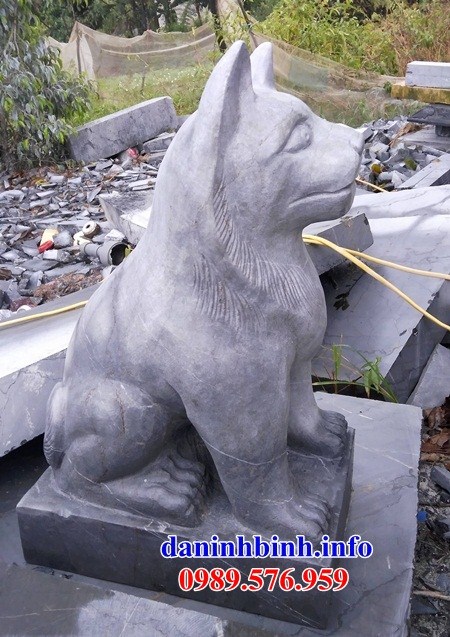 Mẫu tượng chó bằng đá đẹp bán tại bắc giang