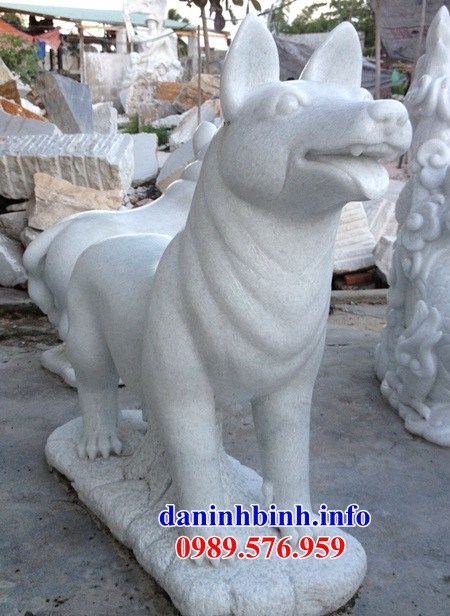 Mẫu tượng chó bằng đá đẹp bán tại hà tĩnh