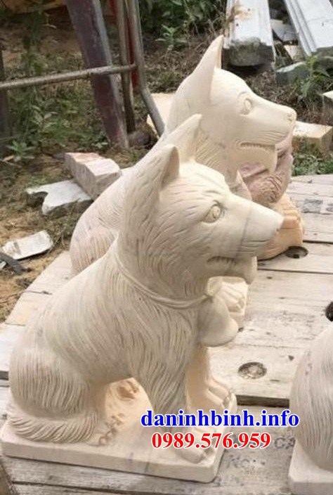 Mẫu tượng chó bằng đá đẹp bán tại hải phòng
