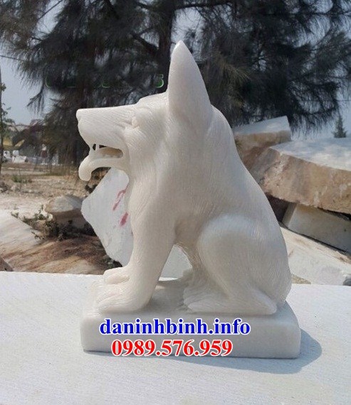 Mẫu tượng chó bằng đá đẹp bán tại hậu giang