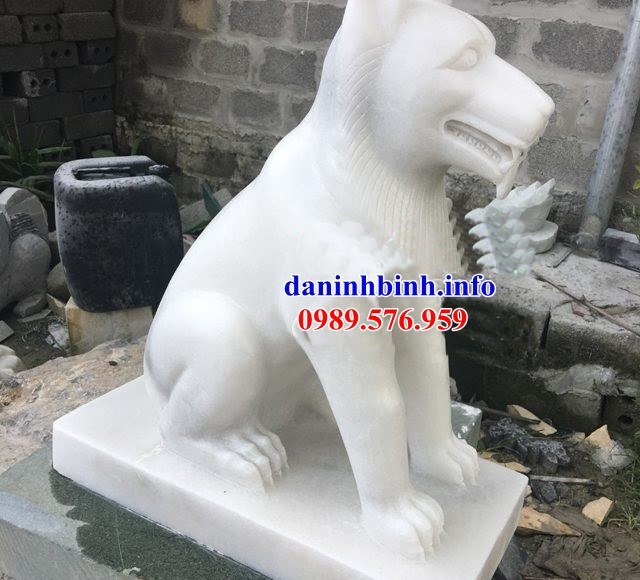 Mẫu tượng chó bằng đá đẹp bán tại lai châu