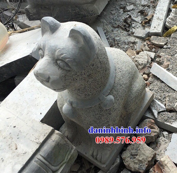 Mẫu tượng chó bằng đá đẹp bán tại lào cai