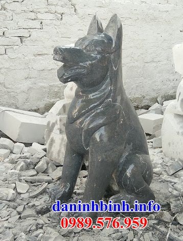 Mẫu tượng chó bằng đá đẹp bán tại thanh hóa