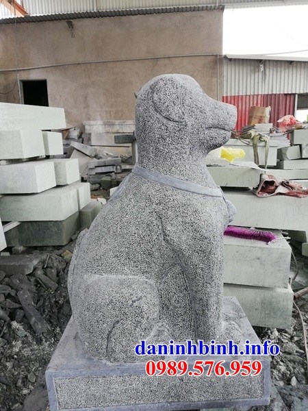 Mẫu tượng chó bằng đá đẹp bán tại tuyên quang