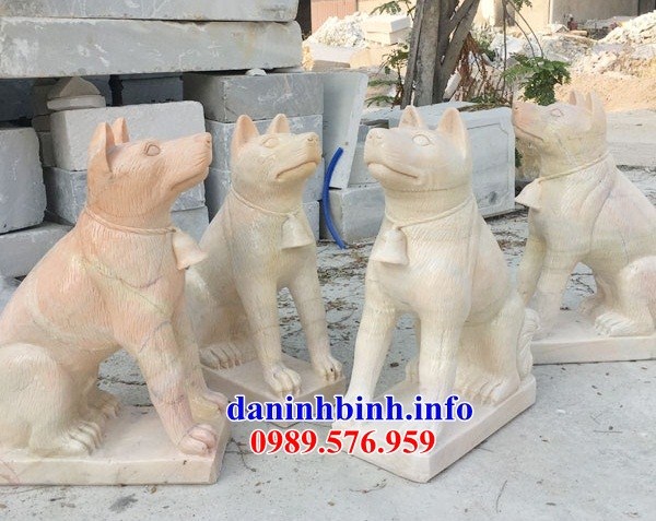 Mẫu tượng chó bằng đá đẹp bán tại đắk lắk
