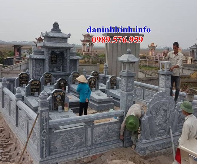 Nghĩa trang gia đình dòng họ bằng đá ninh bình đẹp