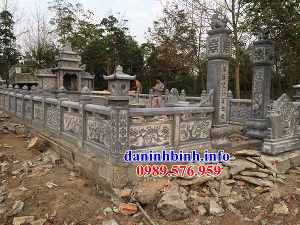 Nghĩa trang gia đình dòng họ bằng đá đẹp nhất việt nam bán tại bắc giang