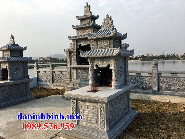 Thiết kế mộ hai mái bằng đá ninh bình đẹp bán tại bình phước