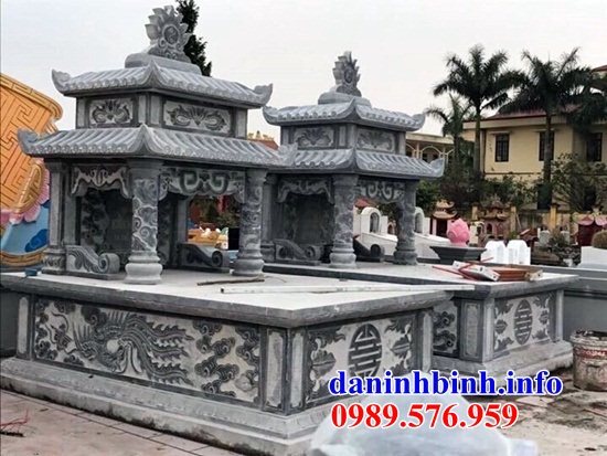 Thiết kế mộ hai mái bằng đá ninh bình đẹp bán tại phú yên