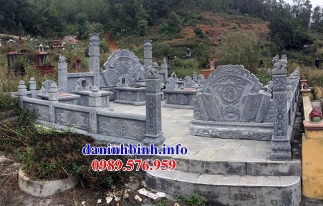 bức bình phong Nghĩa trang gia đình bằng đá ninh bình đẹp