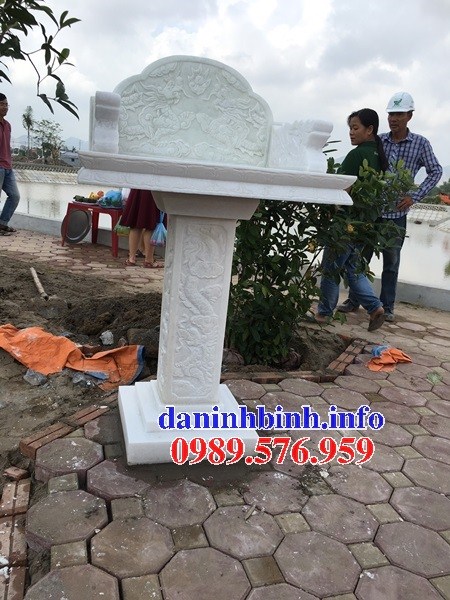 11 Ban bàn thờ ông thiên đẹp nhất bằng đá trắng thanh hóa