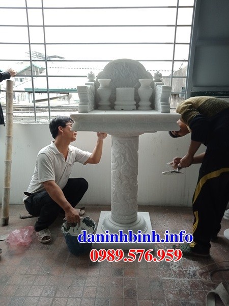 7 Ban bàn thờ ông thiên đẹp bằng đá trắng