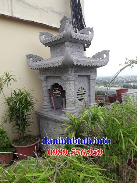 9 Mẫu bàn ban thờ ông thiên bằng đá xanh đẹp kích thước phong thủy