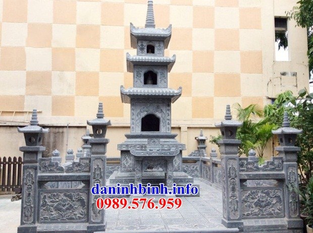 Hình ảnh thiết kế mộ tháp phật giáo bằng đá tại Ninh Bình