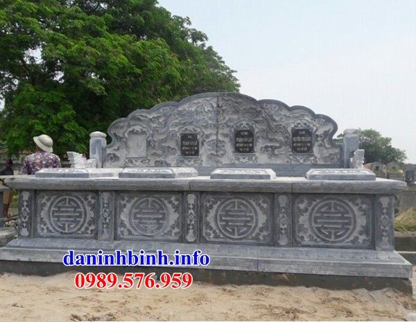 Mẫu mộ đôi bằng đá bốn ngôi liền kề nhau tại TP Hồ Chí Minh