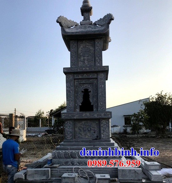 Mộ tháp sư trụ trì phật giáo bằng đá chạm khắc tinh xảo tại Bà Rịa Vũng Tàu