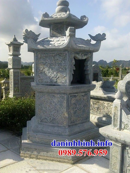 Mộ tháp sư trụ trì phật giáo bằng đá cất để tro hài cốt hỏa táng tại Bà Rịa Vũng Tàu