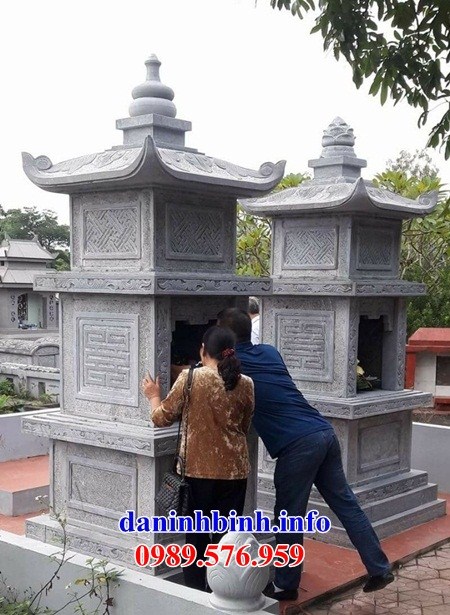 Mộ tháp sư trụ trì phật giáo bằng đá mỹ nghệ tại Kiên Giang