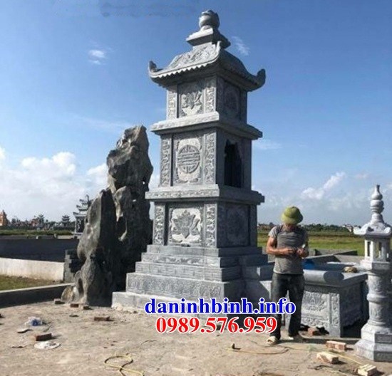 Mộ tháp sư trụ trì phật giáo bằng đá mỹ nghệ tại Tây Ninh