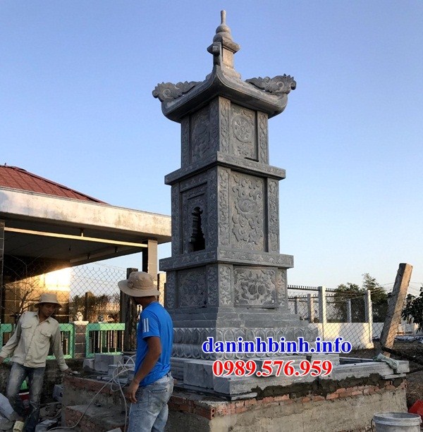 Mộ tháp sư trụ trì phật giáo bằng đá nguyên khối tại Tây Ninh