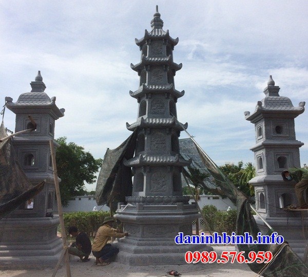 Mộ tháp sư trụ trì phật giáo bằng đá xanh Thanh Hóa tại Bà Rịa Vũng Tàu